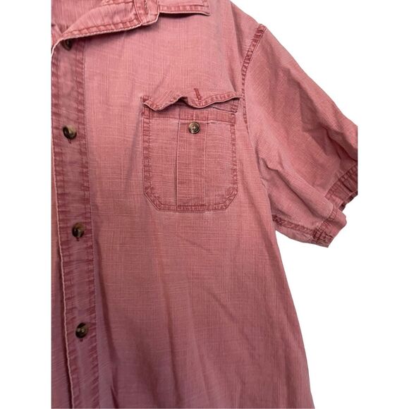 G.H. Bass & Co. Men's Red Dupplin Checkered Buttons Up Shirt Size XXL - Picture 11 of 15